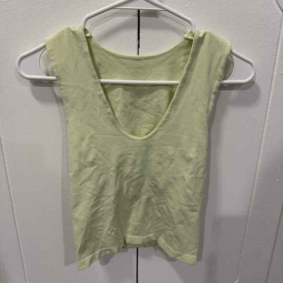 Free People Light Green Scoop Neck Tank Top - Picture 1 of 8